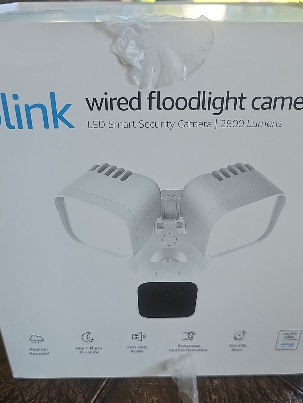 Blink Wired Floodlight Camera - White